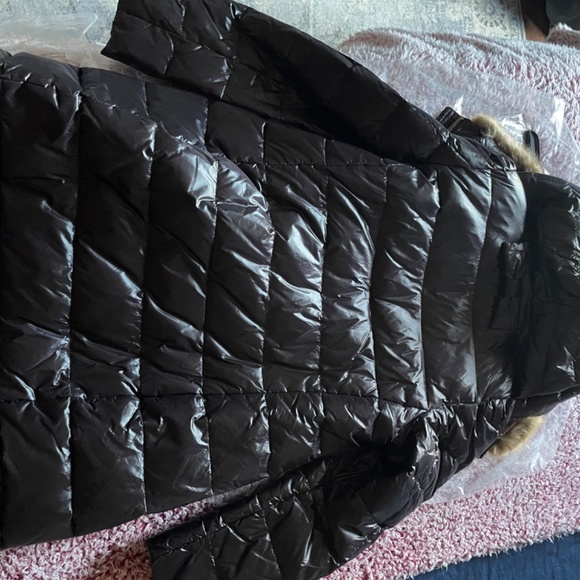 kate spade Long Down Puffer with Hood - Picture 3 of 6